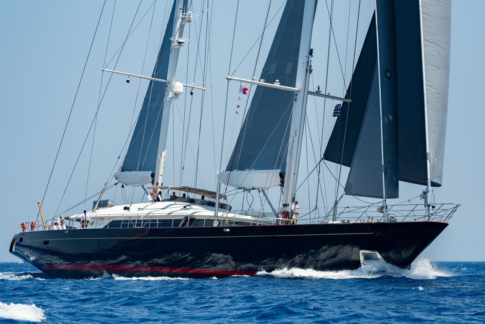 BURRASCA, a 58m Perini Navi superyacht available for charter