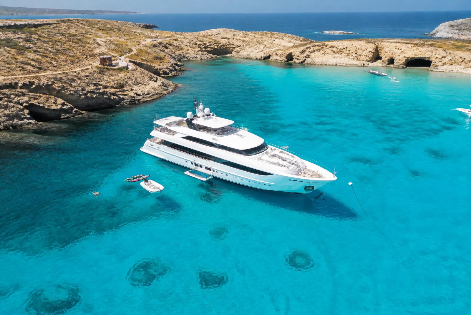 Castellana 124, a 37.8 m / 124 ft motor superyacht available for charter in Malta